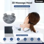 Electric Scalp & Body Massager with Detachable Heads for Hair Growth & Relaxation - Image 6