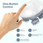 Electric Scalp & Body Massager with Detachable Heads for Hair Growth & Relaxation - Image 4