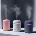 Mini Portable H2O Air Humidifier with LED Night Light Cool Mist Aroma Diffuser for Home & Office