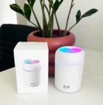 Mini Portable H2O Air Humidifier with LED Night Light Cool Mist Aroma Diffuser for Home & Office